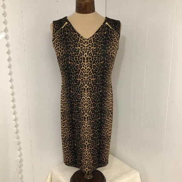 Womens Leopard Print Dress. NEW with tag. Size XS, Extra Small - Picture 1 of 8
